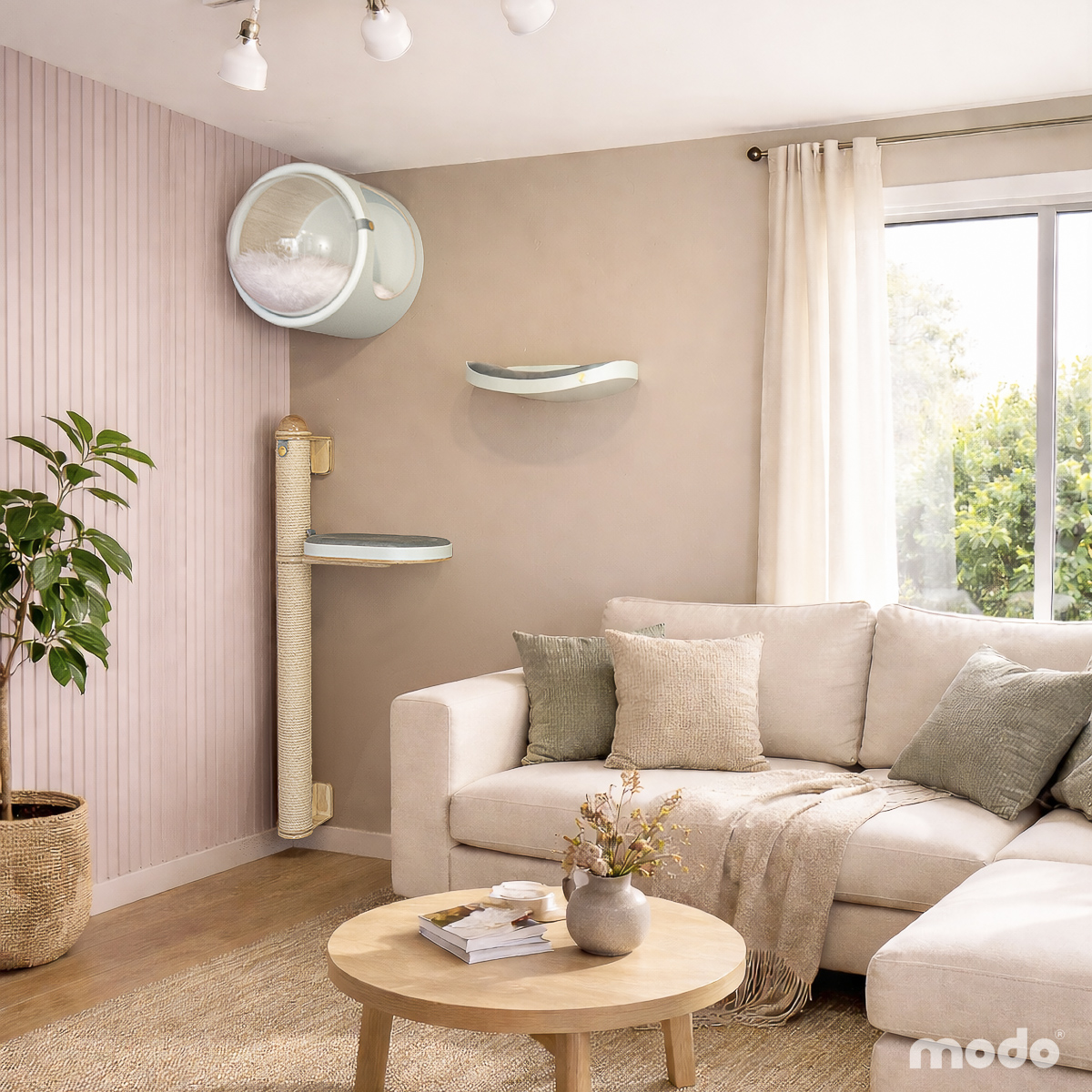 Alternative view of Set Rascador Menta Premium